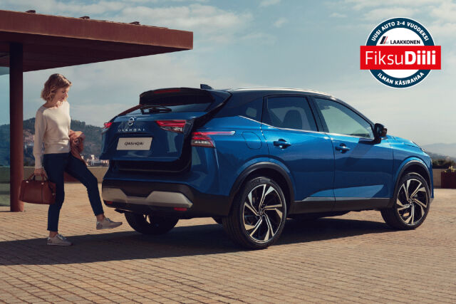 Erä varusteltuja Nissan Qashqai -malleja FiksuDiilillä alk. 331 €/kk.