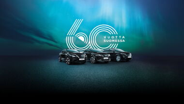 Nissan 60 vuotta Suomessa.