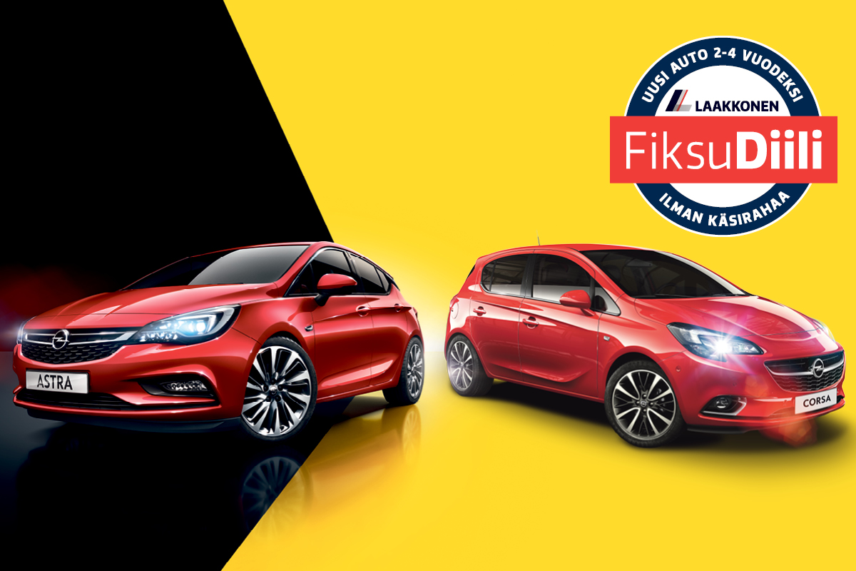 Valitse Opel Astra Tai Corsa Nyt Fiksudiililla Laakkonen