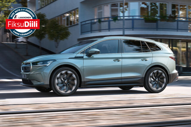 Täyssähköinen ŠKODA ENYAQ iV Laakkosen FiksuDiilillä alk. 464 €/kk